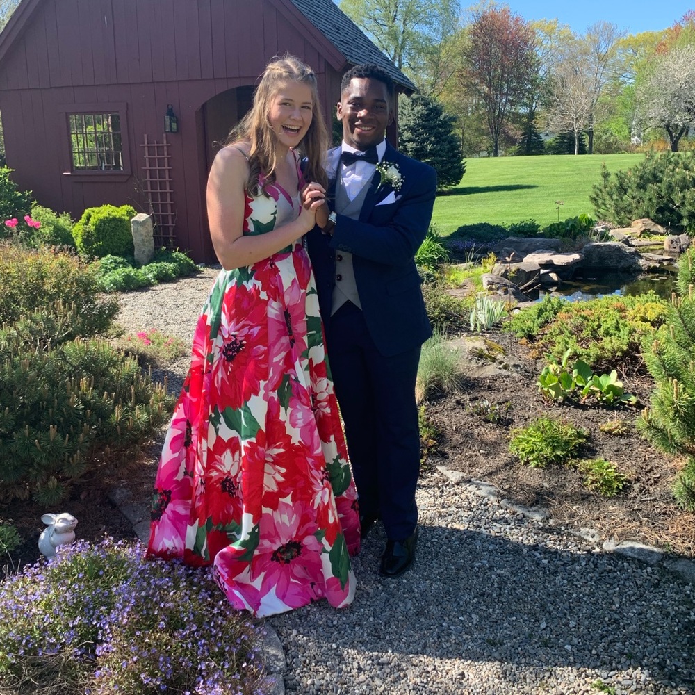 Floral Prom Dress (with pockets!!!)